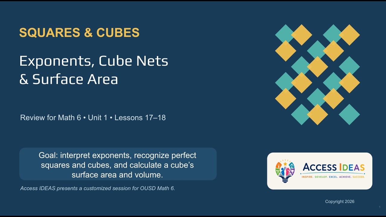 Video thumbnail for Squares and Cubes