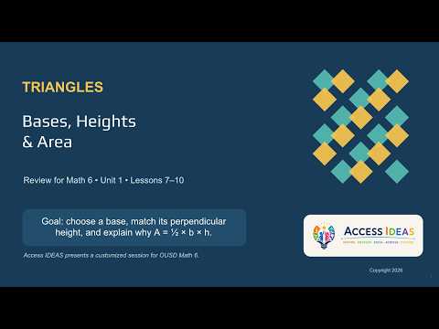 Video thumbnail for Triangles