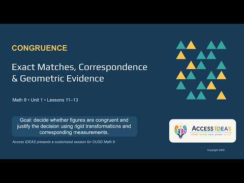 Video thumbnail for Congruence